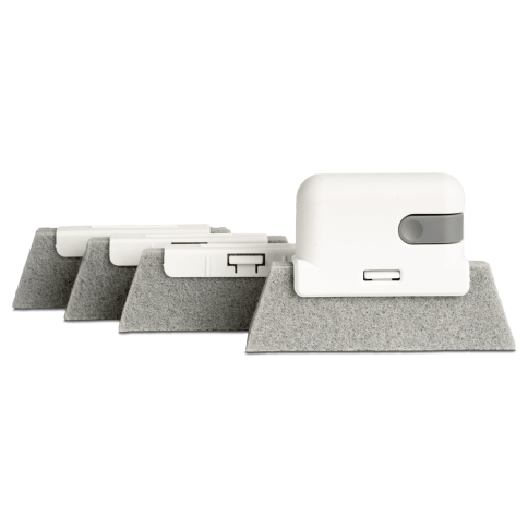 Fensterrillen-Reiniger mit 3 Ersatzpads – Starter-Set