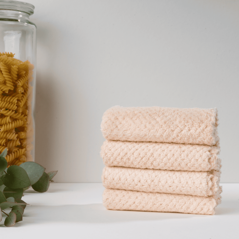 Küchentücher Beige – kein Verschmieren