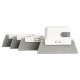 Fensterrillen-Reiniger mit 3 Ersatzpads – Starter-Set