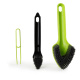 3-in-1 Badbürste Grün – Fliesen, Fugen & Abfluss sauber