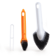 3-in-1 Badbürste Orange – Fliesen, Fugen & Abfluss sauber