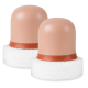 Schwamm mit Griff 2er Set Pastellrosa